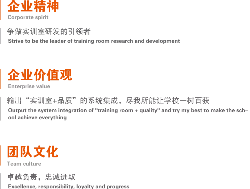 企业精神 企业价值观 团队文化